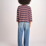 t-shirt a righe manica lunga THE FIELD TEE 1903116 SCOUT STRIPE the GREAT 
