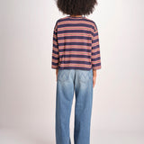 t-shirt a righe manica lunga THE FIELD TEE 1903116 SCOUT STRIPE the GREAT 