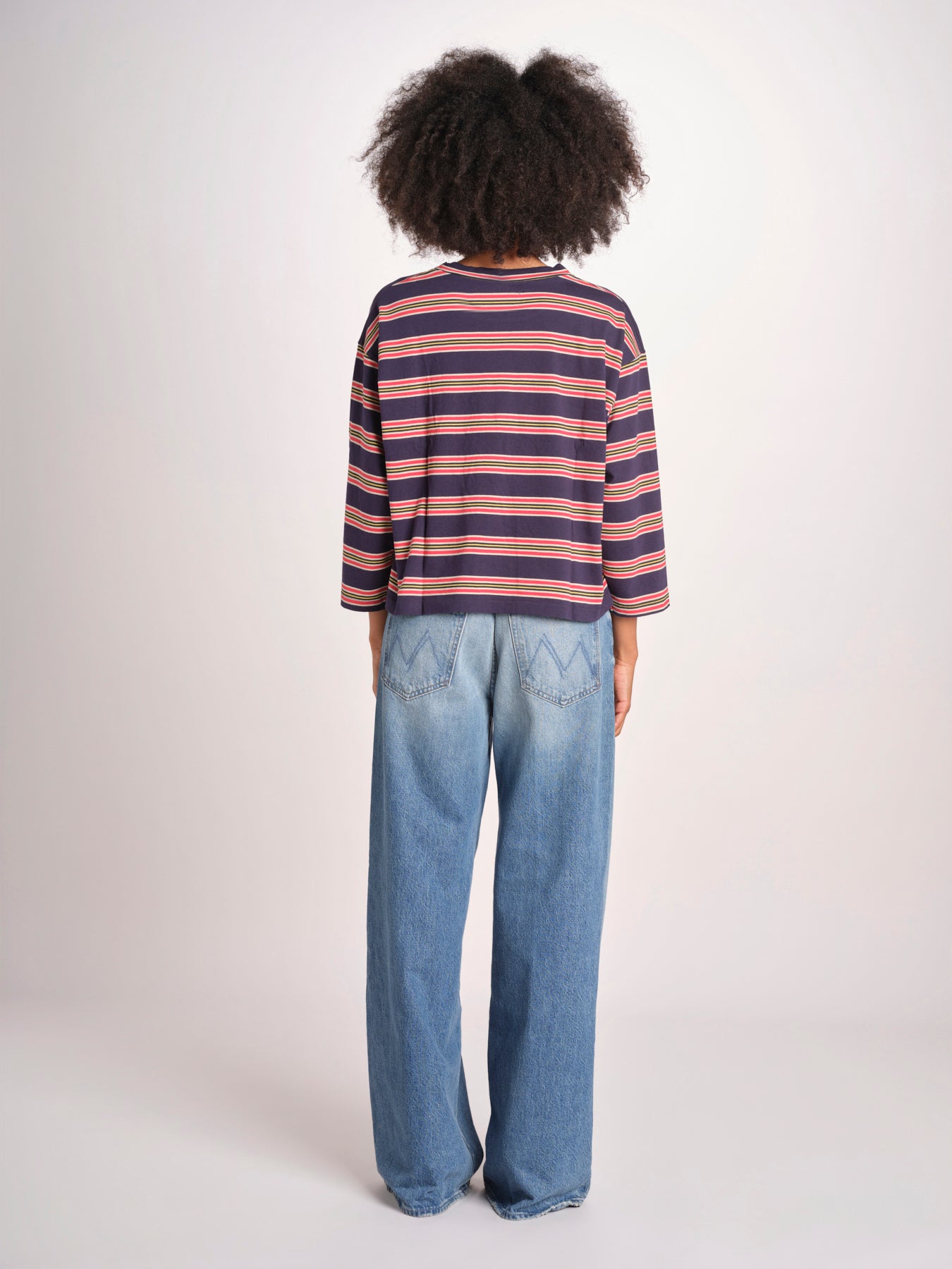 t-shirt a righe manica lunga THE FIELD TEE 1903116 SCOUT STRIPE the GREAT 