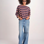t-shirt a righe manica lunga THE FIELD TEE 1903116 SCOUT STRIPE the GREAT 
