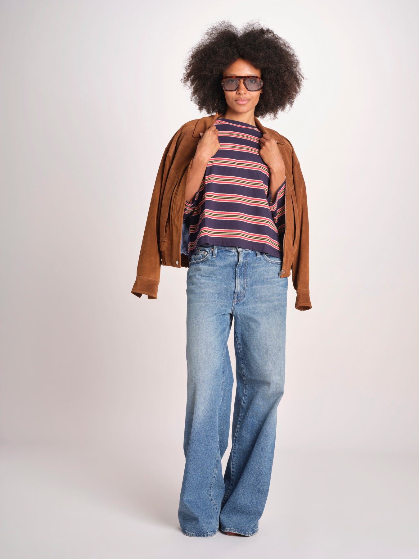 t-shirt a righe manica lunga THE FIELD TEE 1903116 SCOUT STRIPE the GREAT 