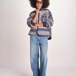 bomber stampa a bandana THE QUILTED BOMBER J270676BP NAVY the GREAT 