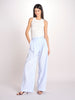 pantalone over con pinces in popeline