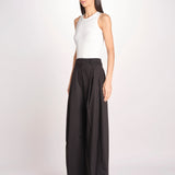 pantalone over con pinces BILLIE 3111 T0162 BLACK T0002 the latest 
