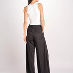 pantalone over con pinces BILLIE 3111 T0162 BLACK T0002 the latest 