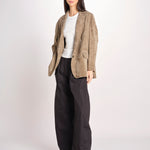 pantalone over con pinces BILLIE 3111 T0162 BLACK T0002 the latest 