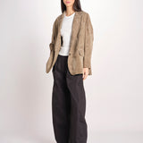 pantalone over con pinces BILLIE 3111 T0162 BLACK T0002 the latest 
