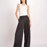 pantalone over con pinces BILLIE 3111 T0162 BLACK T0002 the latest 