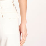 pantalone over con pinces BILLIE 3111 T0162 MILK T0416 the latest 
