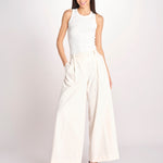 pantalone a vita bassa DEVA 3118 T0162 MILK T0416 the latest 