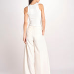 pantalone a vita bassa DEVA 3118 T0162 MILK T0416 the latest 