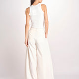 pantalone a vita bassa DEVA 3118 T0162 MILK T0416 the latest 