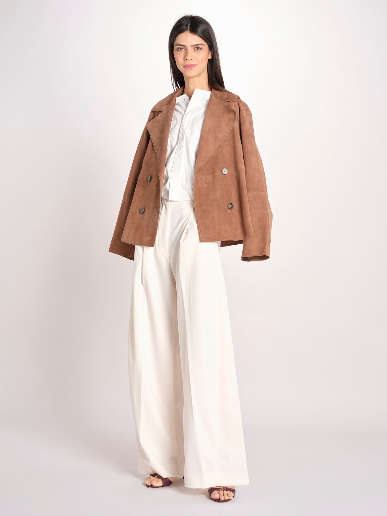 pantalone a vita bassa DEVA 3118 T0162 MILK T0416 the latest 