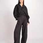 camicia in mussola con manica a sbuffo DIANA 4007 T0161 BLACK T0002 the latest 