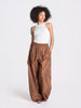 pantalone in mussola con elastico