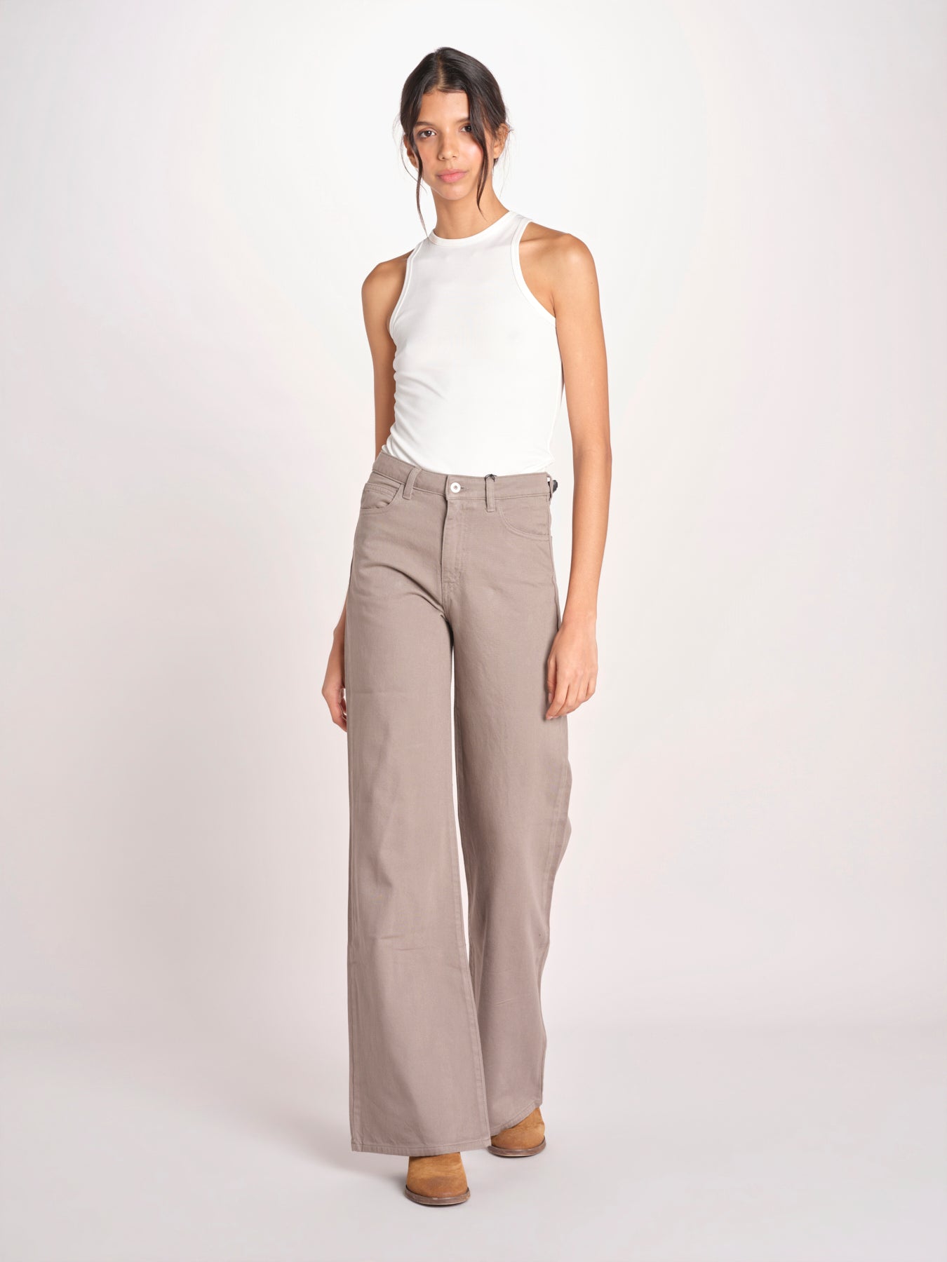 pantalone diritto CLARA COMFORTBULL DOVEGREY true avenue 