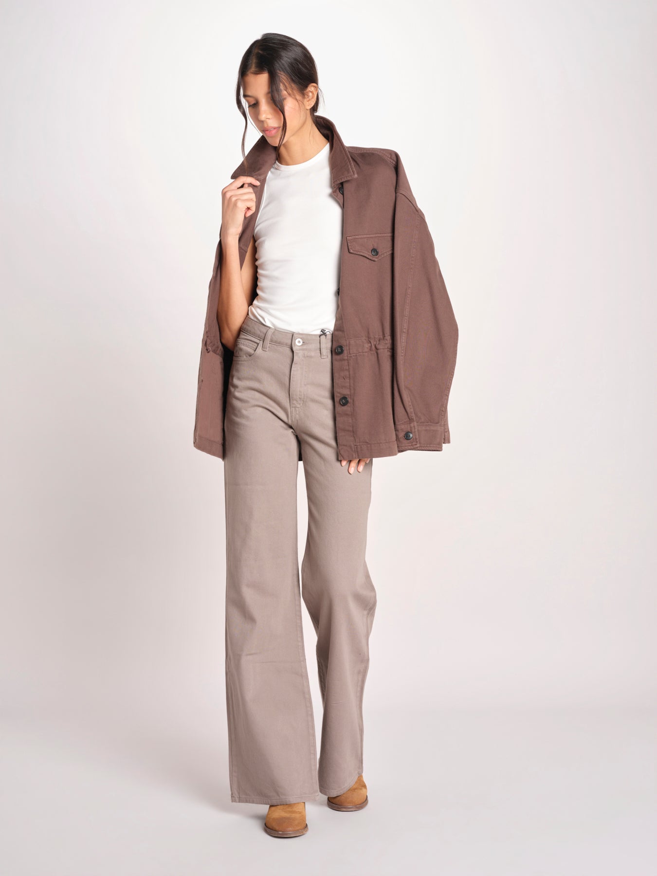 pantalone diritto CLARA COMFORTBULL DOVEGREY true avenue 