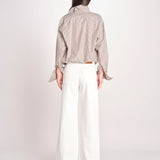 pantalone diritto CLARA COMFORTBULL IVORY true avenue 
