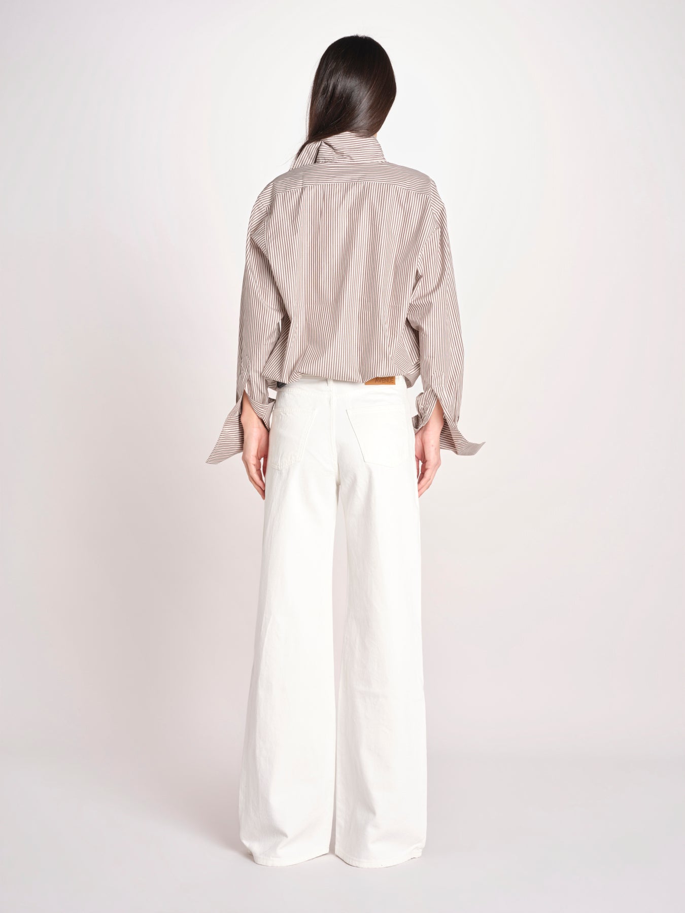 pantalone diritto CLARA COMFORTBULL IVORY true avenue 