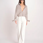 pantalone diritto CLARA COMFORTBULL IVORY true avenue 