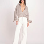 pantalone diritto CLARA COMFORTBULL IVORY true avenue 