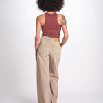 Pantalone diritto CLARA DENIMCOLOUR BEIGE true avenue 