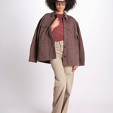 Pantalone diritto CLARA DENIMCOLOUR BEIGE true avenue 