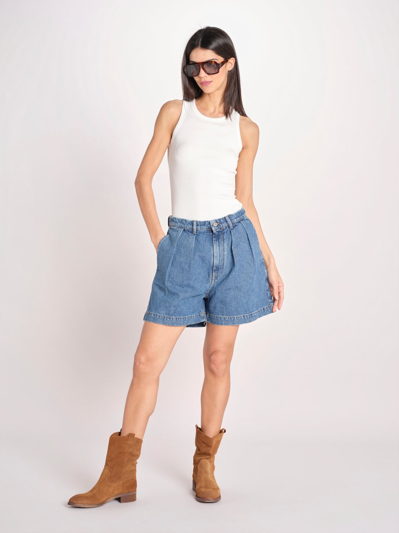 bermuda in denim JUDY STRUCTUREDENIM 73 true avenue 