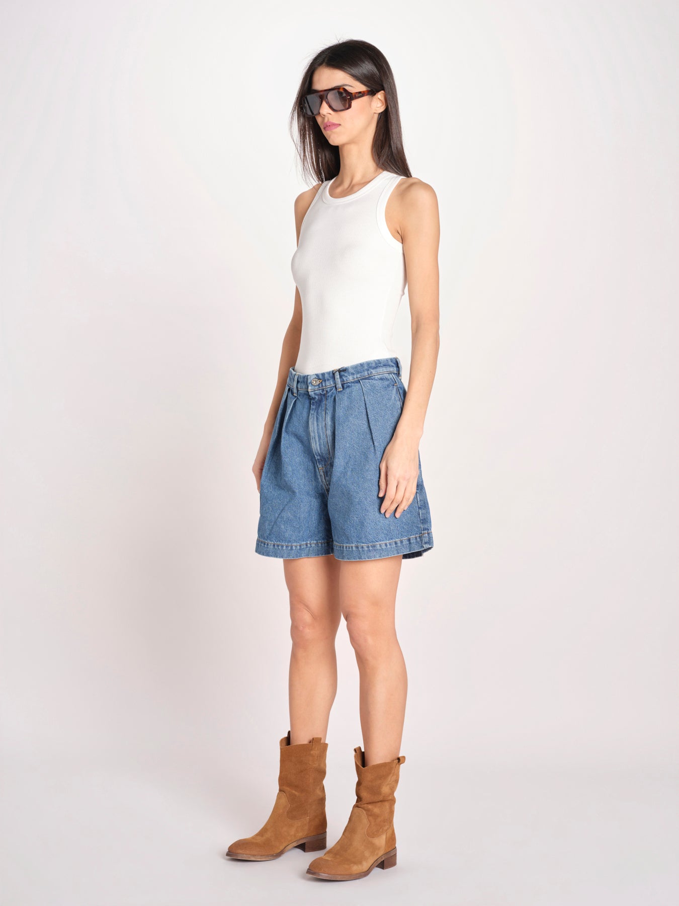 bermuda in denim JUDY STRUCTUREDENIM 73 true avenue 
