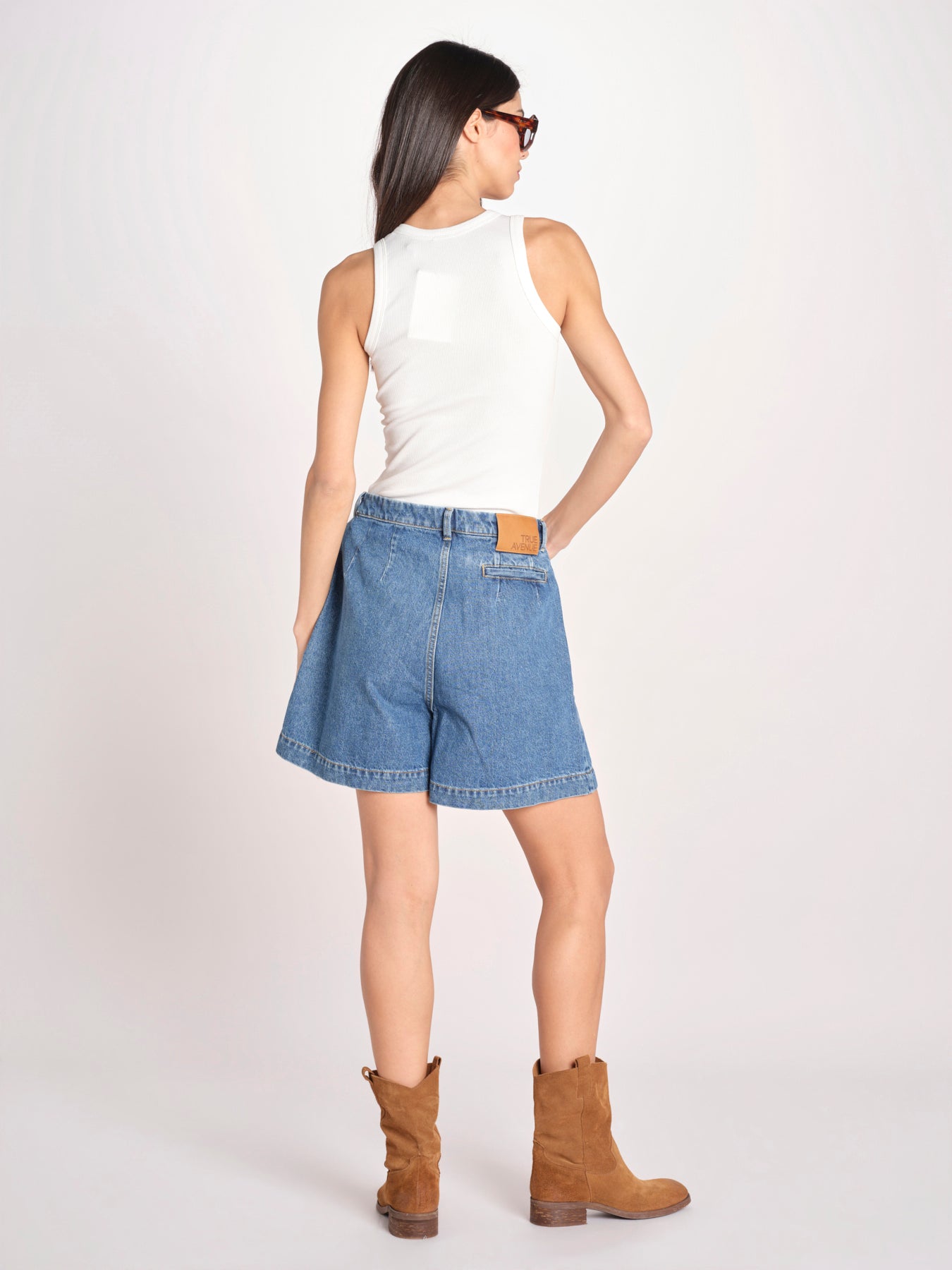 bermuda in denim JUDY STRUCTUREDENIM 73 true avenue 