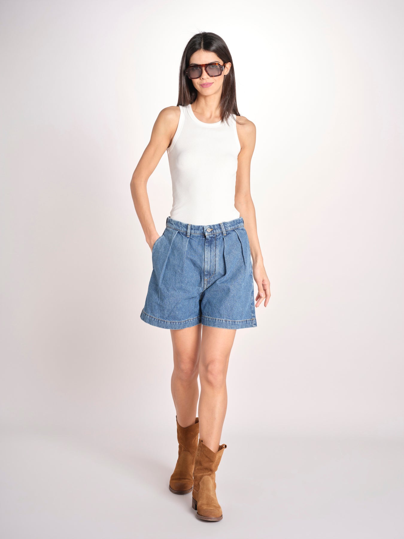 bermuda in denim JUDY STRUCTUREDENIM 73 true avenue 