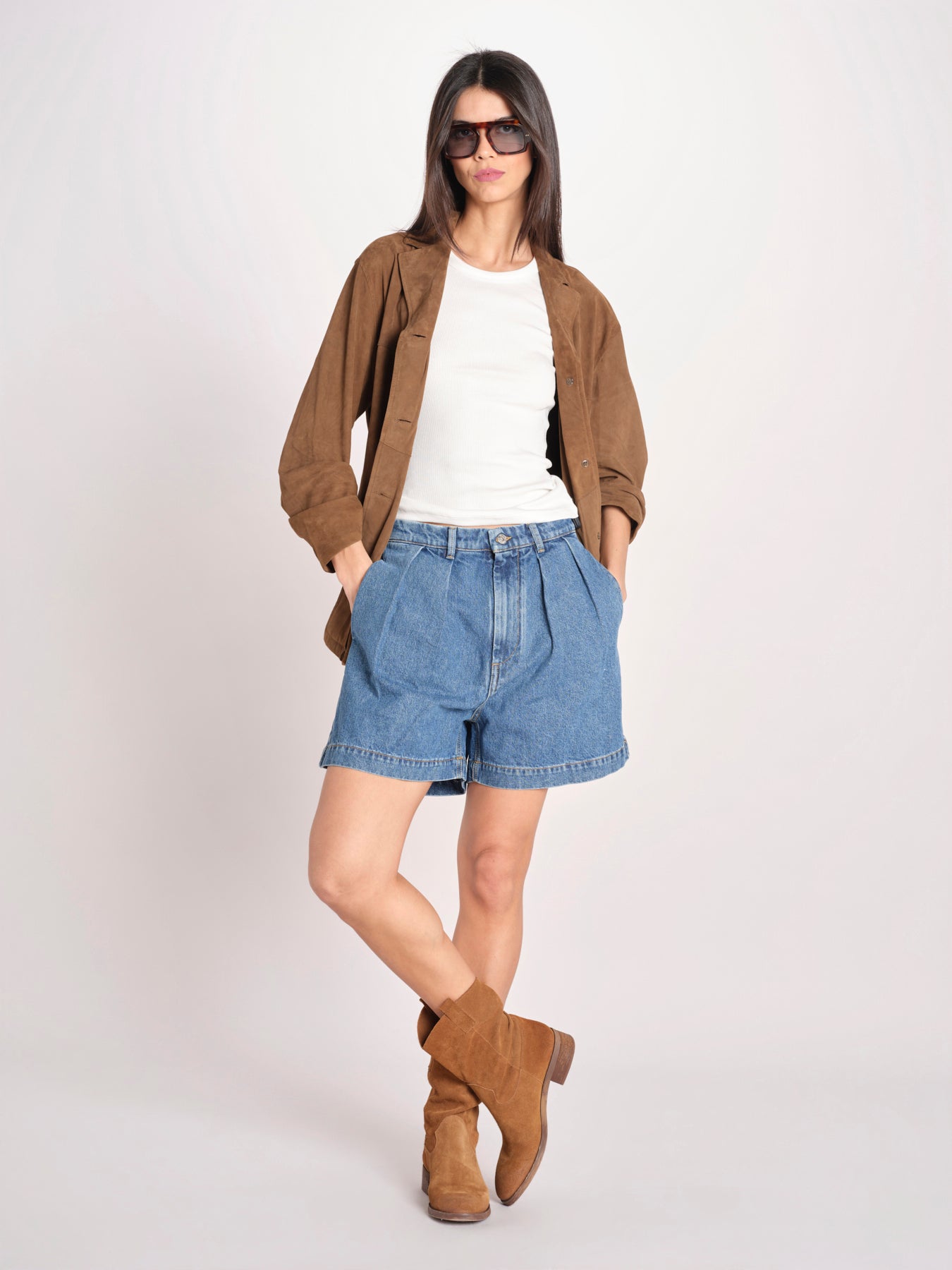 bermuda in denim JUDY STRUCTUREDENIM 73 true avenue 
