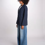 giacca due bottoni in cotone LIVI ESSELING NAVYBLUE true avenue 