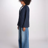 giacca due bottoni in cotone LIVI ESSELING NAVYBLUE true avenue 
