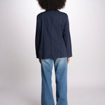 giacca due bottoni in cotone LIVI ESSELING NAVYBLUE true avenue 