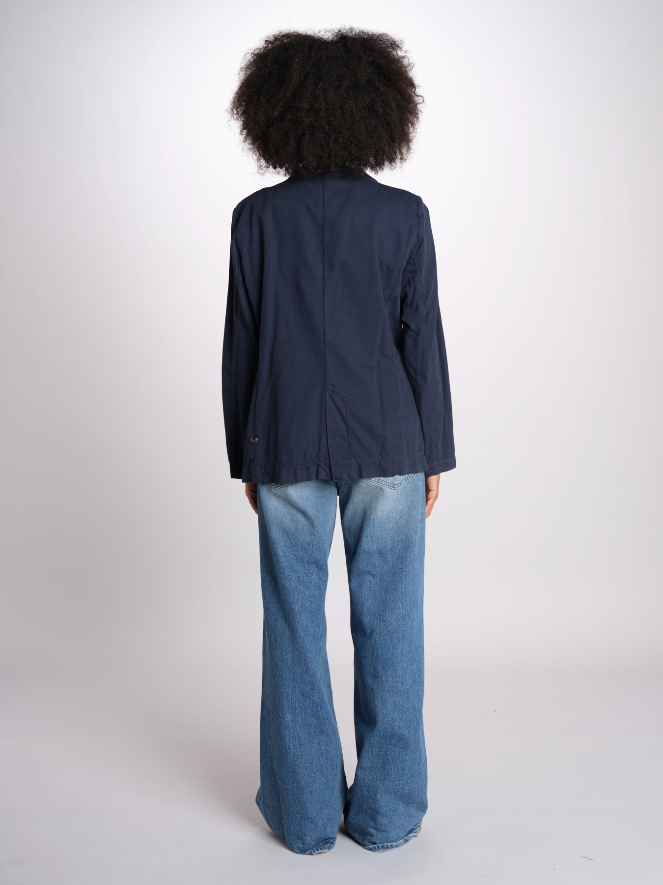 giacca due bottoni in cotone LIVI ESSELING NAVYBLUE true avenue 
