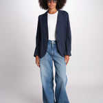 giacca due bottoni in cotone LIVI ESSELING NAVYBLUE true avenue 
