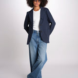 giacca due bottoni in cotone LIVI ESSELING NAVYBLUE true avenue 