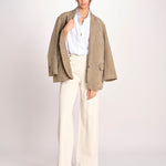 pantalone marinaio con bottoni oro MARINE COMFRTIBULL NATURAL true avenue 
