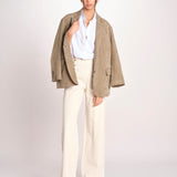 pantalone marinaio con bottoni oro MARINE COMFRTIBULL NATURAL true avenue 