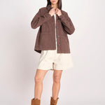 sahariana in canvas NADINE COMFTORBULL BROWN true avenue 
