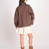 sahariana in canvas NADINE COMFTORBULL BROWN true avenue 