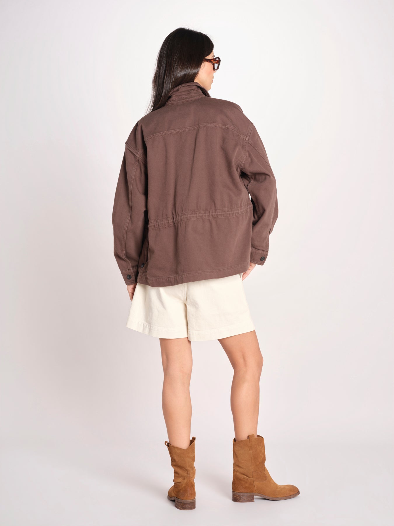 sahariana in canvas NADINE COMFTORBULL BROWN true avenue 