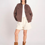 sahariana in canvas NADINE COMFTORBULL BROWN true avenue 