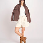sahariana in canvas NADINE COMFTORBULL BROWN true avenue 