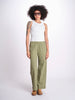 pantalone diritto con elastico in vita