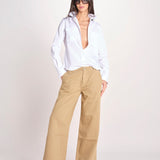 pantalone 5 tasche PIA CONFORTBULL BEIGE true avenue 