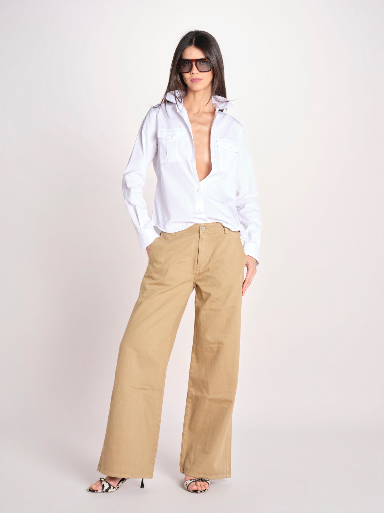 pantalone 5 tasche PIA CONFORTBULL BEIGE true avenue 
