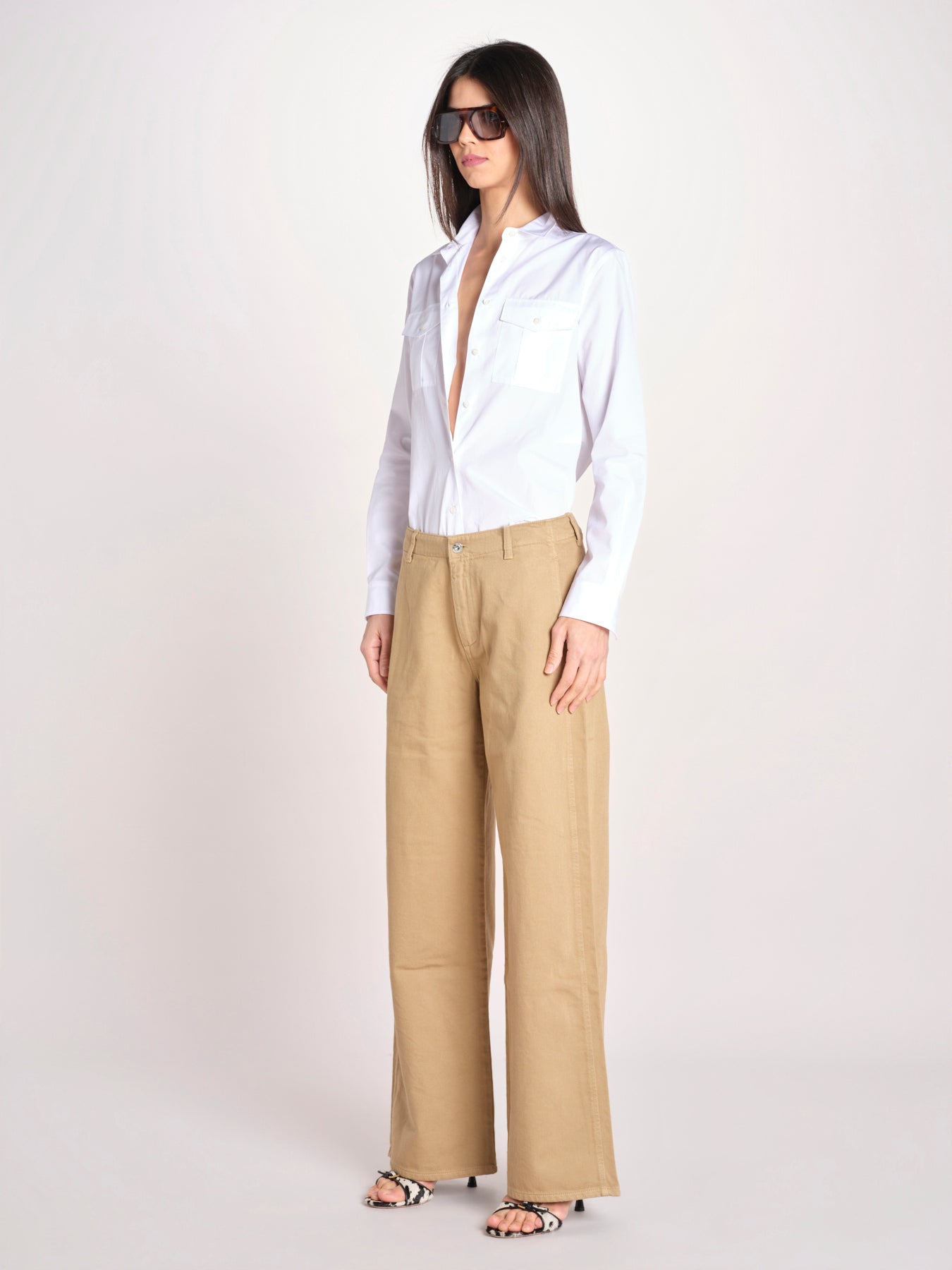 pantalone 5 tasche PIA CONFORTBULL BEIGE true avenue 