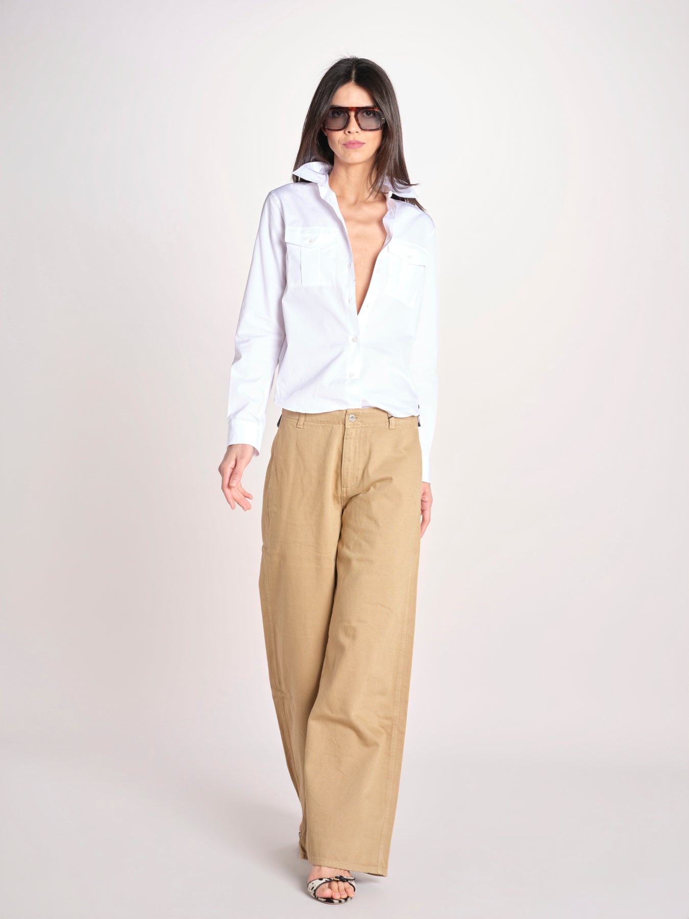 pantalone 5 tasche PIA CONFORTBULL BEIGE true avenue 